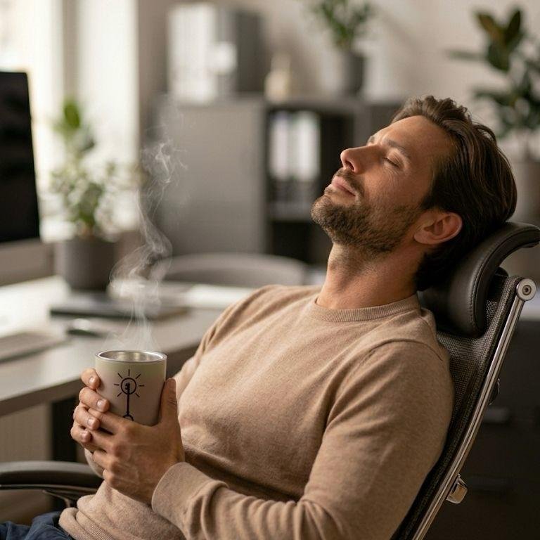 Moment calme autour d’une infusion et d’un rituel du quotidien